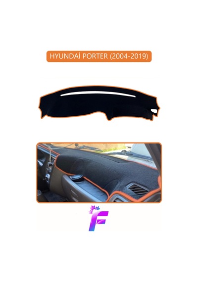 Hyundai Porter 2004-2019 Araca Özel Torpido Örtüsü Kolay Montaj Güneşten Korur Koruma G64 Torpido Halısı