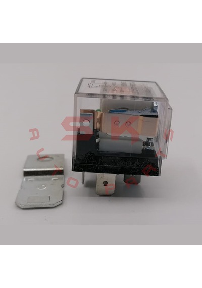 Skauto Üniversal Röle 24 Volt 40 Amper Şeffaf 5 Uçlu 24v 25 Adet