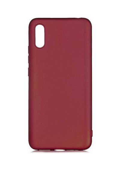 Xiaomi Redmi 9a Kılıf Zore Premier Silikon Kapak Mürdüm