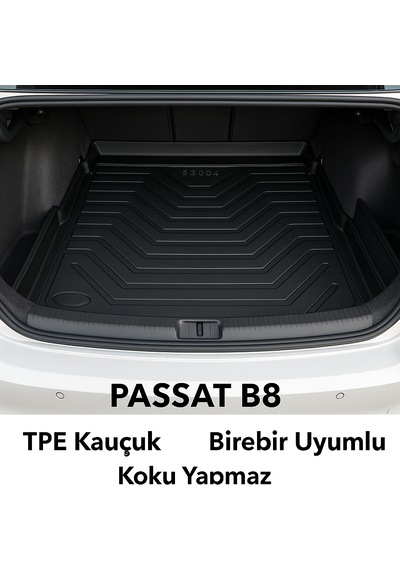 Volkswagen Passat B8 / B8.5 2015+ İle Uyumlu Bagaj Havuzu 3d Premium