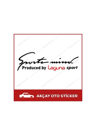 Laguna Sport Mind Sticker Laguna Sticker Laguna Araba Sticker