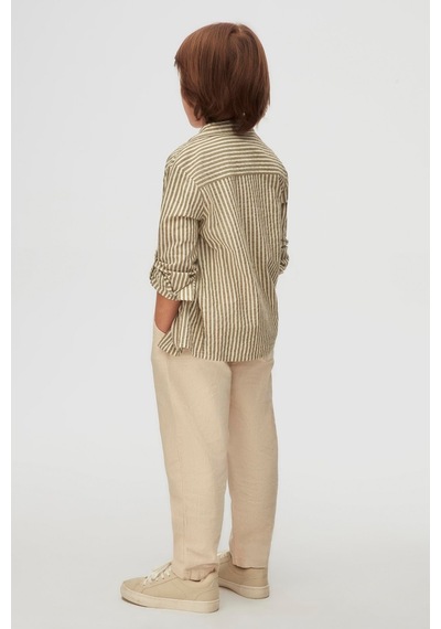 Nk Kids Erkek Gömlek 25ynk48521 Haki
