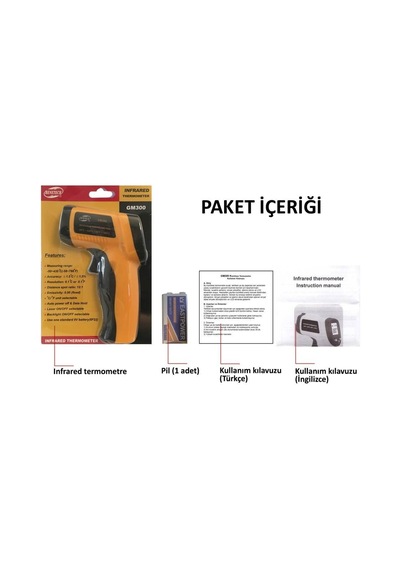 Benetech Gm300 Infrared Lazer Temassız Termometre