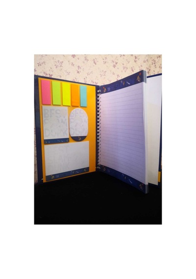A5 Baskılı Yapışkanlı Not Defteri Çok Renkli
