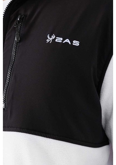 2as Cliff Erkek Parçalı İnce Polar Sweatshirt Beyaz