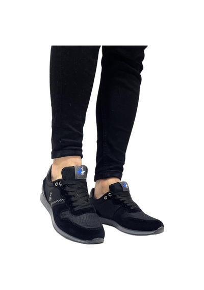 Erkek Günlük Casual Sneaker Ayakkabı Leona Siyah-füme-sıyah-fume Siyah - Füme