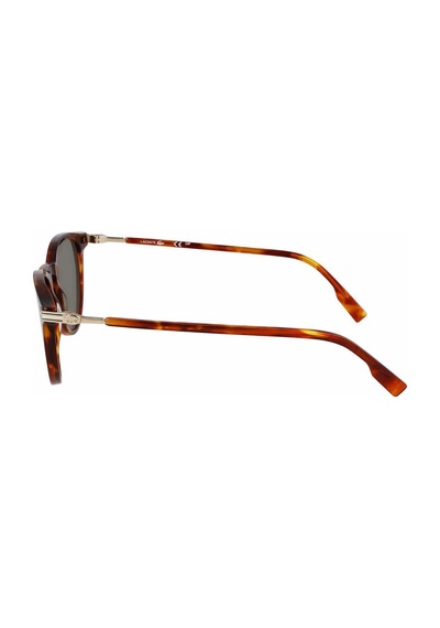 Lacoste L6034s 218 51 Unisex Oval Kırçıllı Kahverengi Kemik Güneş Gözlüğü