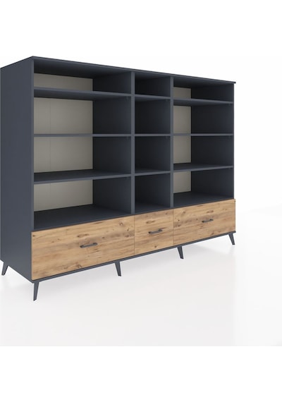 Kronos Dolap 12 Raflı 3 Çekmeceli 220x59x163 Antrasit-antrasit/ç Antrasit-antrasit/çam Kronos Dolap 12 Raflı 3 Çekmeceli 220x59x163 Antrasit-antrasit/ç Antrasit-antrasit/çam