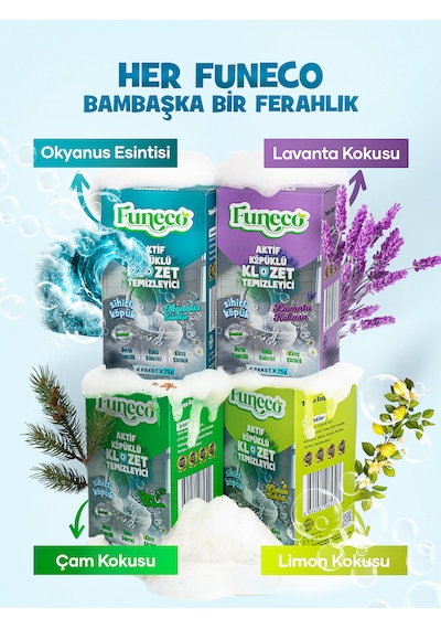 Lavanta Ferahlığı - Avantajlı Paket - 2 Kutu - 8 Paket - Tuvalet Klozet Temizleyici, Aktif Köpüklü