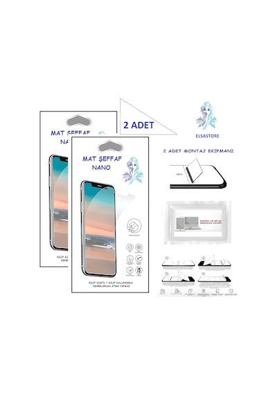 One Plus 5 Nano Ekran Koruyucu 2 Adet Ultra İnce Esnek Mat Şeffaf