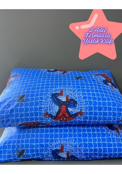 Pamuklu 2 Adet 50x70 Fermuarlı Yastık Kılıfı