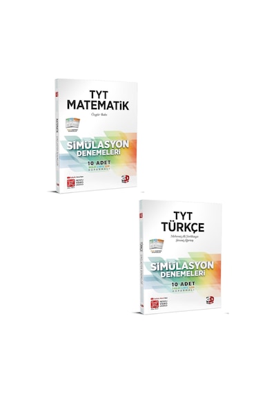 3D Yayınları Tyt Matematik Türkçe Deneme Seti 2023