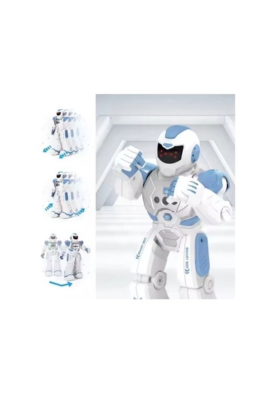Uzaktan Kumandalı Robot El Sensörlü Şarjlı Led Işık Moonwalk Yürüyen Akıllı Robot 19 Fonksiyon