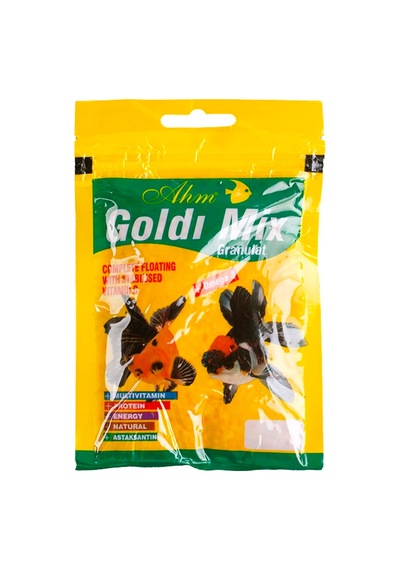 Ahm Goldi Mix Granül Japon Balığı Yemi 15 Gr