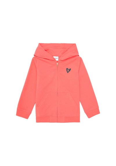 U.S. Polo Assn. Kız Çocuk Nar Çiçeği Fermuarlı Sweatshirt 50296942-VR039