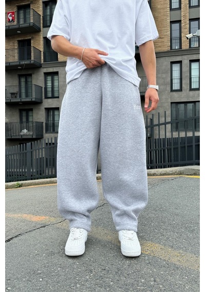 Flex Tech Oversize Eşofman Gri Melanj Gri Melanj
