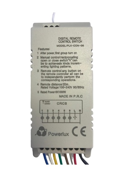 6 Kanal 220V Aydınlatma Kumanda Led Kontrol Kumanda N11.7621