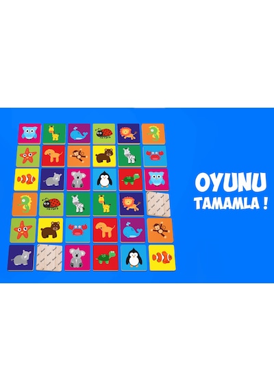 Rossie Ahşap Hafıza Geliştirme Oyunu - Memory Game