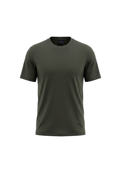 Goffra Erkek Vision Premium Kalite Yoğun Dokulu Pamuklu T-shirt Haki M101-r0220-11