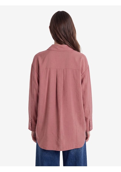 Lcw Modest Pembe Modal Karışımlı Kadın Gömlek Tunik