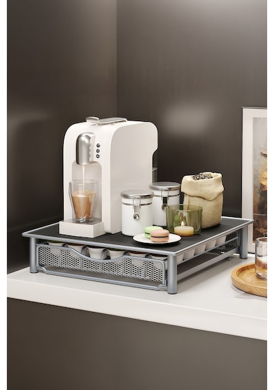 36 Adet Kapasiteli Dolce Gusto Kapsül Kahve Standı Kahve Çekmecesi Mt268 Siyah