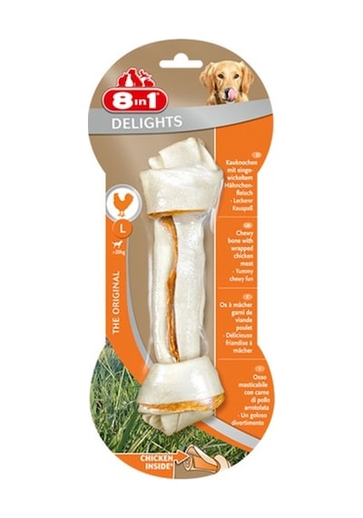 8in1 Delights L Tavuklu Köpek Ödül Kemiği 85 G