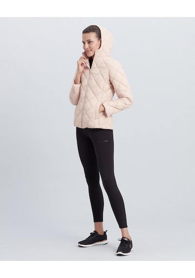 Skechers W Capitone Hooded Jacket Kadın Light Camel Mont S212001-230 Bej