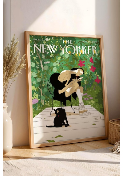 The New Yorker Çerçeveli Tablo March 20 2017