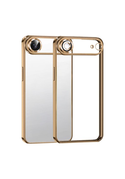 Apple iPhone Uyumlu - 17 Air Razer Lensli Silikon - Çöl Titanyum