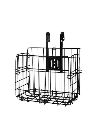 Sunup Sn-37894 Katlanabilir Bisiklet Sepeti Metal Tel Gövde 34x20x23cm Pratik Taşıma Sepeti Siyah