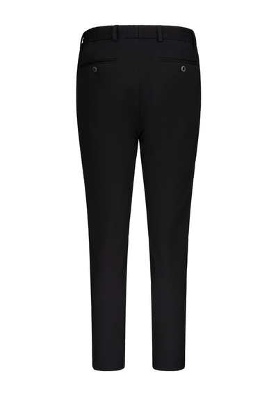 Hatemoğlu Siyah Slim Fit Mono Yaka Takım Elbise
