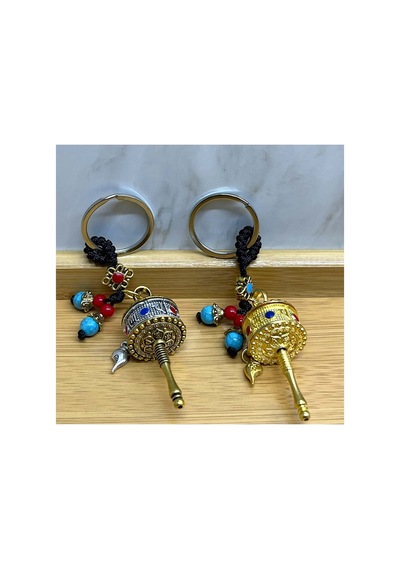 Metal Feng Shui Şans Çarkı Anahtarlık 23892763