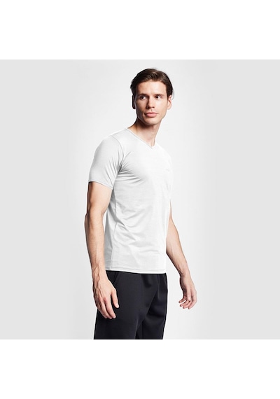Lescon Erkek Kısa Kollu T-shirt 24s-1221-24n 24nteb001221 Beyaz