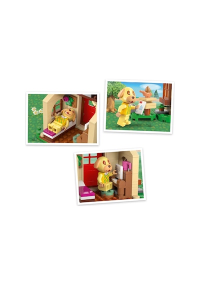 LEGO® Animal Crossing™ Goldie Şirin Evinde 77058 - 6 Yaş ve Üzeri Çocuklar için Yaratıcı Oyuncak Yapım Seti (149 Parça)