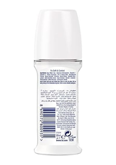 Fa Kadın Soft & Control Roll-on 50 Ml Yasemin Kokulu 1 Adet