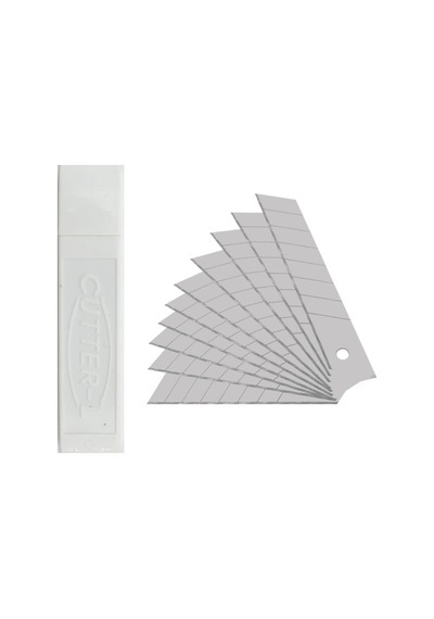 Geniş Maket Bıçağı Yedeği 18 Mm 10 Lu 1 Tüp Kwb-02