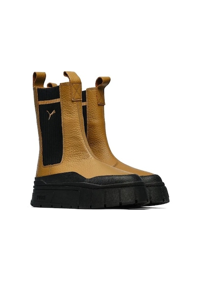 Puma Mayze Stack Cheksea Casual Kadın Hardal Rengi Bot B-38 38674201 001