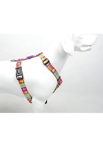 H-tipi Göğüs Tasması Ayarlanabilir, Konforlu Ve Dayanıklı Desenli Köpek Tasması Medıum, Allıens Genel