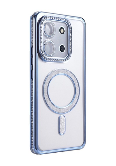Redmi 15c 4g Joke Simli Magneticsafe Kılıf - Mavi İtdark50710