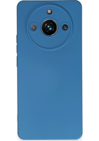 Realme 11 Pro Uyumlu Kılıf Nano İçi Kadife Silikon - Mavi