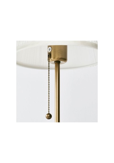 Ikea Årstıd Abajur, Beyaz-pirinç Rengi, 55 Cm