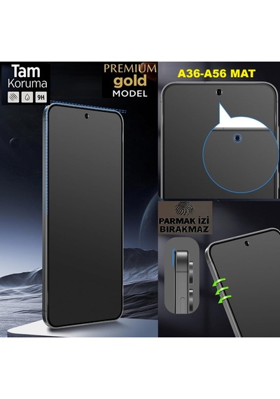 Samsung A36 A56 Uyumlu Mat Ekran Koruyucu Seramik Nano Tam Kaplar