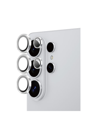 Samsung S26 Ultra Uyumlu Ar Hd İnvisible Kamera Lens Koruyucu - 9h & Uygulama Aparatlı - Silver