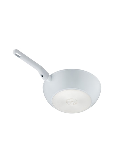 Jumbo Swiss Crystal Light Grey Wok Tava 28 Cm Gri