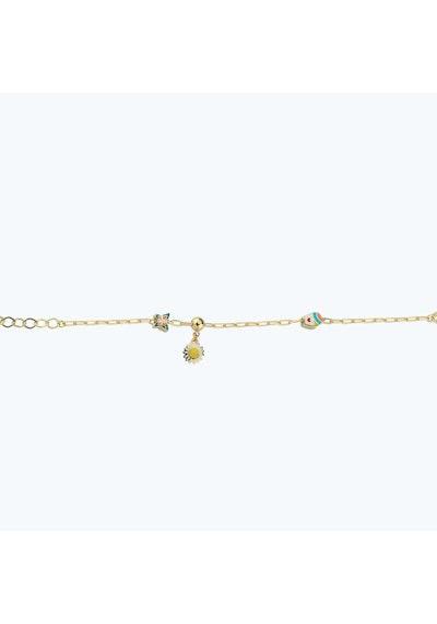 Altınbaş Altın Çocuk Papatya Bileklik Blmk14400-24754 Renkli