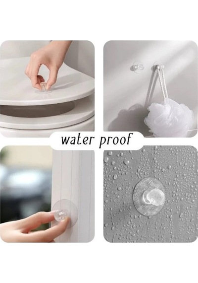Brokoli Home 8 Ad Dolap Çekmece Tutacağı Pratik Yapışkanlı Komidin Çekmece Kulpu Askı Askılık Çok Renkli
