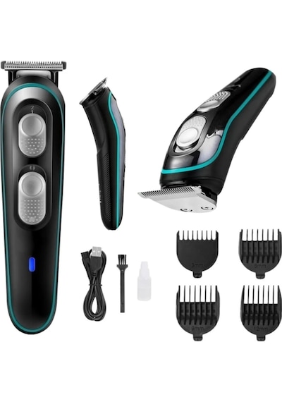 V-055 Galaxy X Power Şarjlı Traş Makinesi Saç Sakal Tıraş Makinası Erkek Bakım Seti