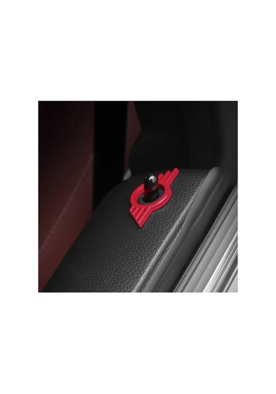 Mini Cooper Logo Kapı Kilidi Kırmızı Çerçeveleri