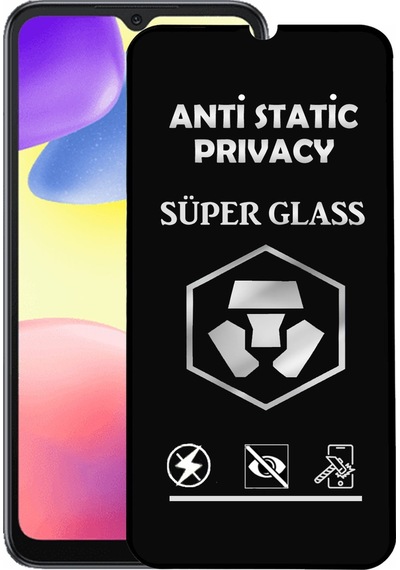 Xiaomi Redmi 10a Tam Kaplayan Anti Statik Hayalet Süper Temperli Cam Ekran Koruyucu