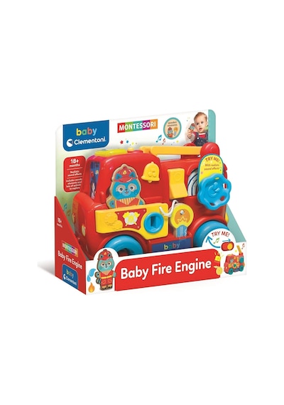 17551 Baby Clementoni - Montessori İtfaiye Kamyonu - Zmff-894937 1 Adet